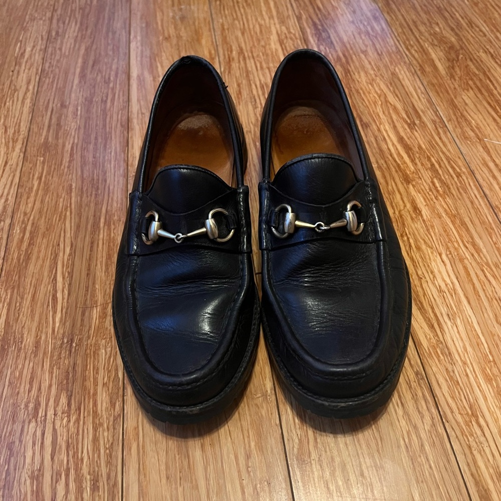 Vintage 90s Gucci Horsebit Loafers